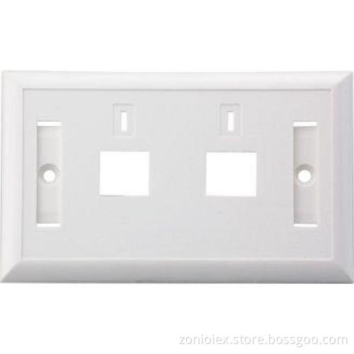 American Flush Mount Face Plates RJ45 module 70*115MM Unloa